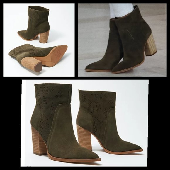 Vince Camuto - Suede Western Bootie - NWOT - Picture 15 of 15